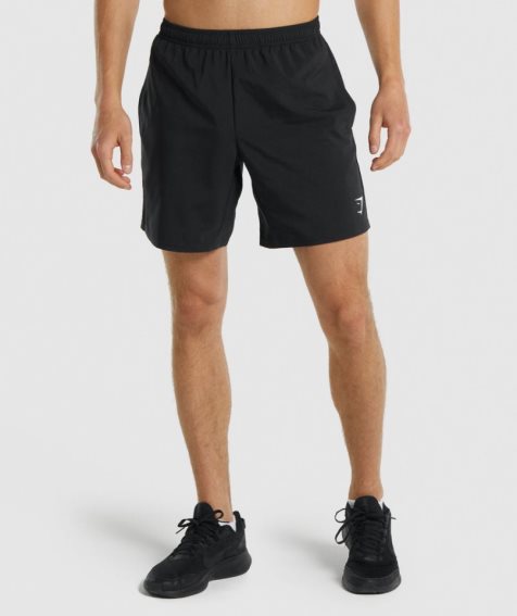 Men's Gymshark Arrival Shorts Black | CA 71N0D6